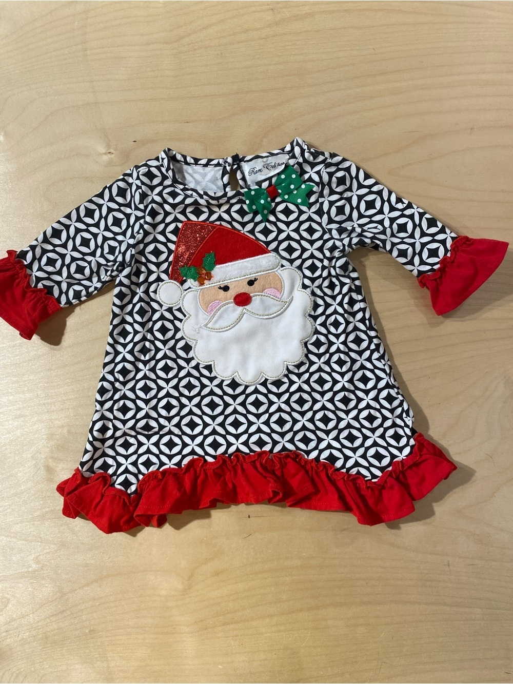 Rare Editions Black & White Geo Dress 2T/2 (RN)